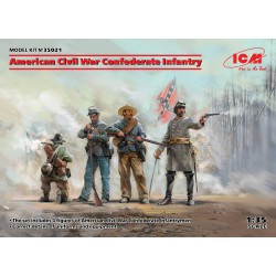 ICM 35021 1/35 American Civil War Confederate Infantry