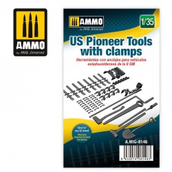 AMMO BY MIG A.MIG-8146 1/35 US Pioneer Tools with clamps