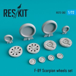 RESKIT RS72-0282 1/72 F-89 Scorpion wheels set