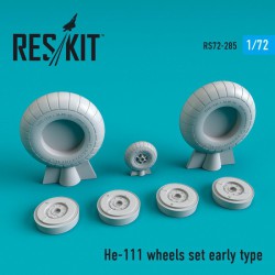 RESKIT RS72-0285 1/72 He-111 wheels set early type