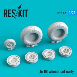 RESKIT RS72-0305 1/72 Ju 88 wheels set early