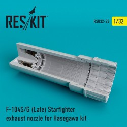 RESKIT RSU32-0023 1/32 F-104 Starfighter (S/G Late) exhaust nozzle for Hasegawa Kit