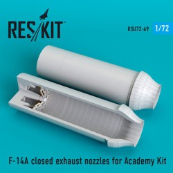 RESKIT RSU72-0069 1/72 F-14A closed exhaust nozzles for Academy Kit