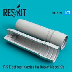 RESKIT RSU72-0128 1/72 F-5 E exhaust nozzles for Dream Model Kit