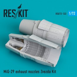 RESKIT RSU72-0133 1/72 MiG-29 exhaust nozzles Zvezda Kit