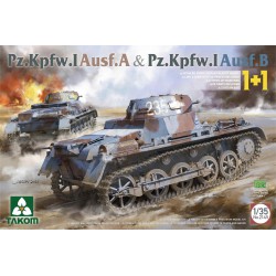TAKOM 2145 1/35 Pz.Kpfw.I Ausf.A & Pz.Kpfw.I Ausf. B (1+1)