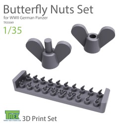 T-REX STUDIO TR35049 1/35 Butterfly Nuts Set for WWII German Panzer
