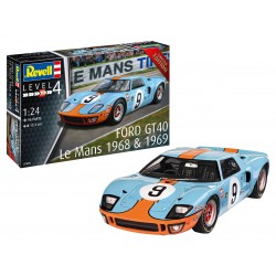 REVELL 07696 1/24 Ford GT40 Le Mans 1968 & 1969