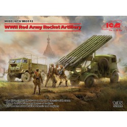 ICM DS3512 1/35 WWII Red Army Rocket Artillery(BM-13-16MLRS Crew,RKKADrive