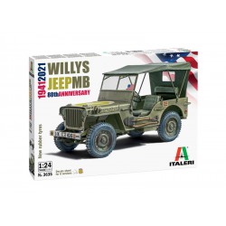 ITALERI 3635 1/24 Willys Jeep MB 80th Anniversary 1941-2021