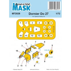 SPECIAL MASK M72028 1/72 Dornier Do.27 Mask