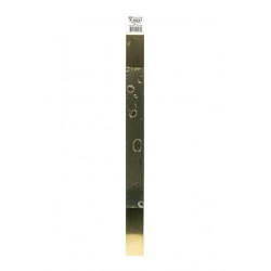 K&S 8237 Brass Strip: 0.025" Thick x 1" Wide x 12" Long (1 Piece)