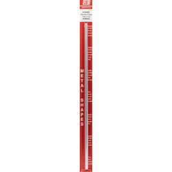 K&S 8105 Round Aluminum Tube: 7/32" OD x 0.014" Wall x 12" Long (1 Piece)