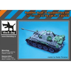 BLACK DOG T35233 1/35 Panther Ausf D. Accessories set for Zvezda