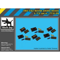 BLACK DOG T72129 1/72 ISU -152 Soviet ammo boxes