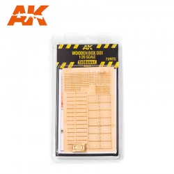 AK INTERACTIVE AK8224 1/35 LASER CUT WOODEN BOX 001 (7 pcs)