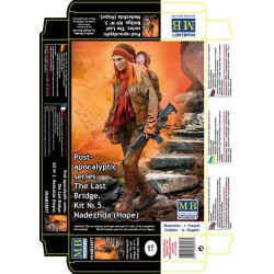 MASTERBOX MB24077 1/24 Nadezhda (Hope). Pst-apocalyptic series. The Last Bridge. Kit No.5