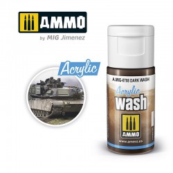 AMMO BY MIG A.MIG-0708 ACRYLIC WASH Dark Wash 15 ml.