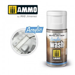 AMMO BY MIG A.MIG-0710 ACRYLIC WASH Neutral Grey Wash
