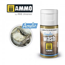 AMMO BY MIG A.MIG-0712 ACRYLIC WASH Ochre Wash 15 ml.