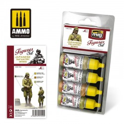 AMMO BY MIG A.MIG-7040 Japanese Infantry WWII Figures Set