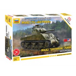 ZVEZDA 5063 1/72 M4A2 (75) Sherman