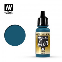 VALLEJO 71.087 Model Air Steel Blue Color 17 ml.