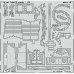 EDUARD 32992 1/32 F/A-18F interior, for REVELL