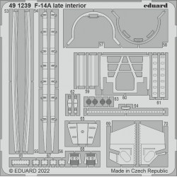 EDUARD 491239 1/48 F-14A late interior for TAMIYA