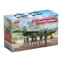 ICM 48280 1/48 B-26K with USAF Pilots & Ground Personnel