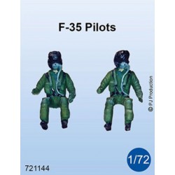 PJ PRODUCTION 721144 1/72 F-35 Pilot - 2 figures
