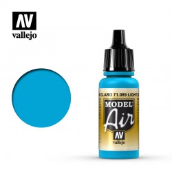 VALLEJO 71.089 Model Air Light Sea Blue Color 17 ml.