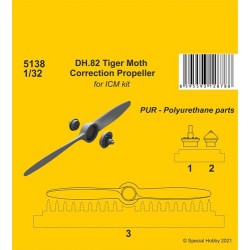 CMK 5138 1/32 DH.82 Tiger Moth Correction Propeller(ICM kit)