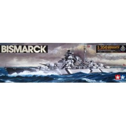TAMIYA 78013 1/350 German Battleship Bismarck