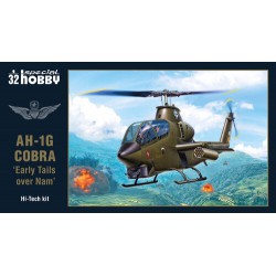 SPECIAL HOBBY SH32082 1/32 AH-1G Cobra Early Tails over Vietnam Hi-Tech Kit