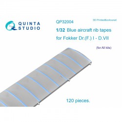 QUINTA STUDIO QP32004 1/32 Blue rib tapes Fokker Dr. (F.)I-D.VII (for All kit)