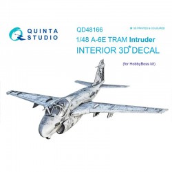 QUINTA STUDIO QD48166 1/48 A-6E TRAM Intruder 3D-Printed & coloured Interior on decal paper (for HobbyBoss kit)