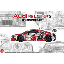 NUNU PN24028 1/24 Audi Hong Kong R8 2015 MACAU GT