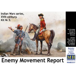 MASTERBOX MB35217 1/35 Enemy Movement Report. Indian Wars Series, XVIII century. Kit No. 3
