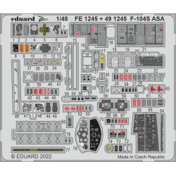 EDUARD FE1245 1/48 F-104S ASA for KINETIC