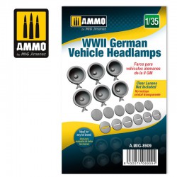 AMMO BY MIG A.MIG-8909 1/35 WWII German Vehicle Headlamps