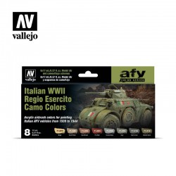 VALLEJO 71.645 Italian WWII Regio Esercito Camo Colors (8 x 17 ml.)