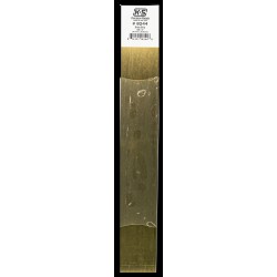 K&S 8244 Brass Strip: 0.032" Thick x 2" Wide x 12" Long (1 Piece)