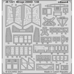 EDUARD 491221 1/48 Mirage 2000D for KINETIC