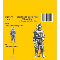 CMK F48376 1/48 Japanese Zero Pilot (Standing)