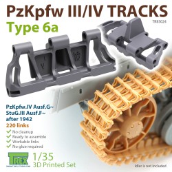 T-REX STUDIO TR85024 1/35 PzKpfw.III/IV Tracks Type 6a