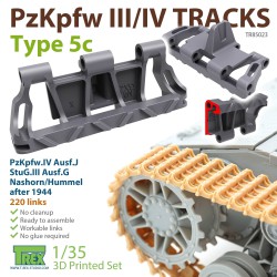 T-REX STUDIO TR85023 1/35 PzKpfw.III/IV Tracks Type 5c