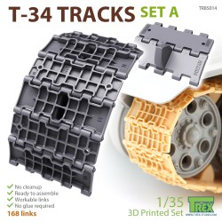 T-REX STUDIO TR85014 1/35 T-34 Tracks Set A