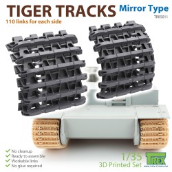 T-REX STUDIO TR85011 1/35 Tiger Tracks Mirror Type