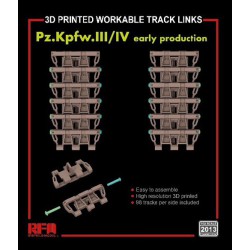 RYE FIELD MODEL RM-2013 1/35 Workable track links for Pz.Kpfw. III /IV early production